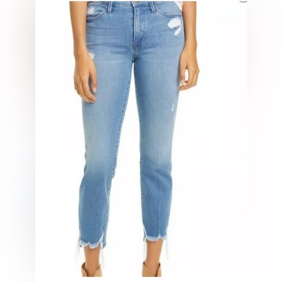 Frame Denim Denim - FRAME Jeans Le High Ripped Straight NWOT